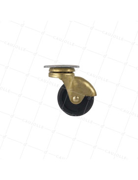 Ruota D'ARREDAMENTO RETRO PIVOTANTE A Piastra DIAMETRO 50 - S27PL 40