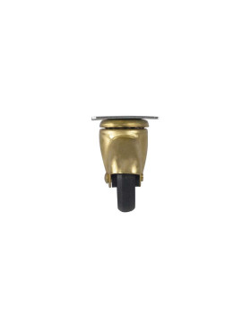 Ruota D'ARREDAMENTO RETRO PIVOTANTE A Piastra DIAMETRO 50 - S27PL 40