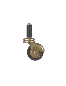 Ruota D'ARREDO RETRO PIVOTANTE A Asta liscia DIAMETRO 50 - S25TC 40