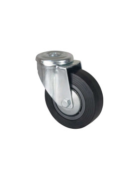 Ruota DI MANUTENZIONE CLASSICA DIAMETRO 125 MM CARICO 125 KG A Foro di fissaggio DI 12 MM - S06C 125R