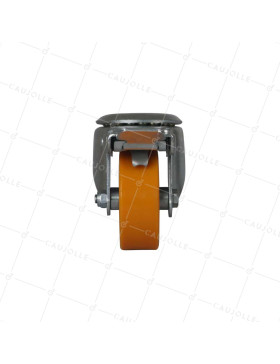 Ruota DI CRIC PER AUTO DIAMETRO 80 MM A FRENO CARICO 225 KG - S74 O 80 SFPU AF
