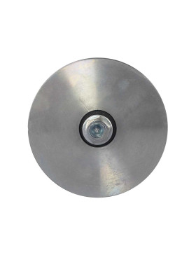 RUOTA PER PORTA LARGA A GROVIGLIO QUADRATO DIAMETRO 160 MM PER RAIL QUADRATO DA 20 MM CARICO 1.6T ASSE 16 MM - GAGC160L