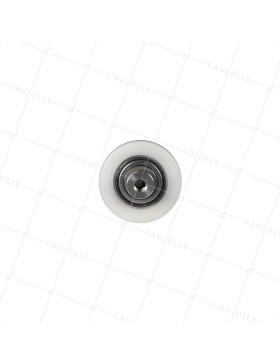 RUOTA DI GUIDA LINEARE LINEARE IN POM DIAMETRO 42 MM CON ASSE FILETTATO M6 INOX 304