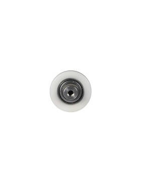 RUOTA DI GUIDA LINEARE LINEARE IN POM DIAMETRO 42 MM CON ASSE FILETTATO M6 INOX 304