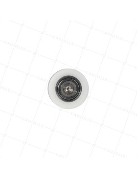 RUOTA DI GUIDA LINEARE LINEARE IN POM DIAMETRO 42 MM CON ASSE FILETTATO M6 INOX 304
