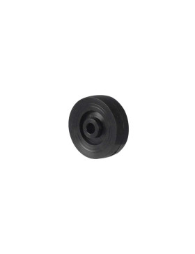 Ruota POLIPROPILENE NERO DIAMETRO 48 MM CARICO 30 KG ASSE 8 MM - S2400P 50 A8 NERO