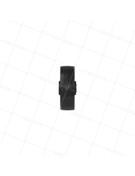 Ruota POLIPROPILENE NERO DIAMETRO 48 MM CARICO 30 KG ASSE 8 MM - S2400P 50 A8 NERO