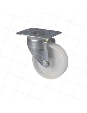 Ruota RINFORZATA PER MANUTENZIONE IN NYLON DIAMETRO 125 MM CARICO 180 KG -S2N 125R • Caujolle