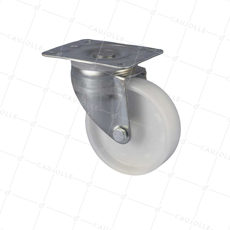 Ruota RINFORZATA PER MANUTENZIONE IN NYLON DIAMETRO 125 MM CARICO 180 KG -S2N 125R