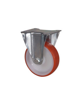 Ruota FISSA DI MANUTENZIONE IN NYLON/POLIURETANO DIAMETRO 150 MM CARICO 300 KG - S75NP 150