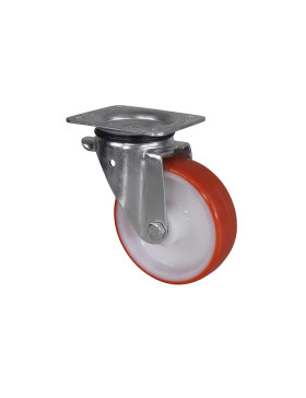 Ruota DI MANUTENZIONE IN NYLON/POLIURETANO DIAMETRO 150 MM CARICO 300 KG - S74NP 150