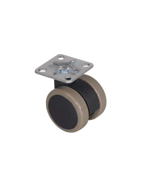 Ruota PER PICCOLO MOBILIO ANTIVIBRAZIONE E ANTI TRACCE DIAMETRO 50 MM CARICO 50 KG - S49C 50P
