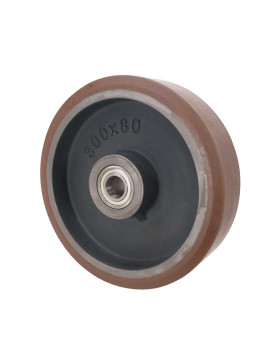 Ruota IN POLIURETANO A DISSIPAZIONE DI CALORE DIAMETRO 300 MM CARICO 2400 KG SFKV 300X80 LM86 RB30