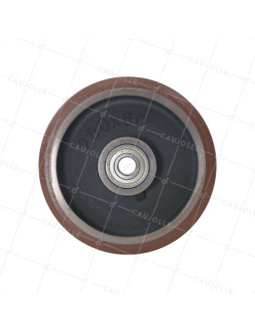 Ruota IN POLIURETANO AD ALTA VELOCITÀ DIAMETRO 250 MM CARICO 1500 KG- SFVK 250/60 RB25 LM65