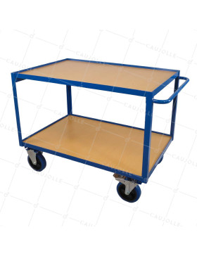 CARRELLO DA NEGOZIO Ruota ANTI MACCHIE CARICO 300 KG PIANO 1200X800