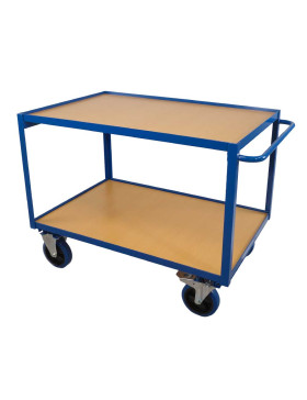 CARRELLO DA NEGOZIO Ruota ANTI MACCHIE CARICO 300 KG PIANO 1200X800
