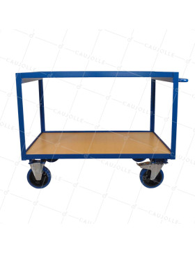 CARRELLO DA NEGOZIO Ruota ANTI MACCHIE CARICO 300 KG PIANO 1200X800