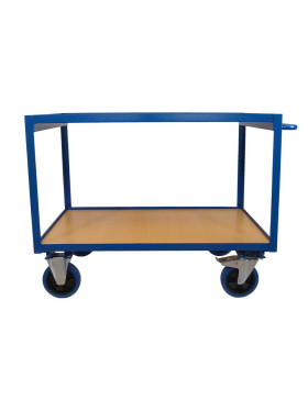 CARRELLO DA NEGOZIO Ruota ANTI MACCHIE CARICO 300 KG PIANO 1200X800