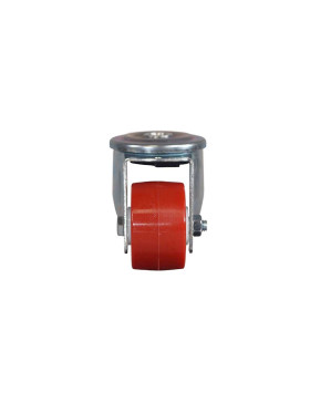 Ruota DI MANUTENZIONE A Foro di fissaggio DI 12 MM DIAMETRO 60 MM CARICO 120 KG NYLON POLIURETANO-S2NP