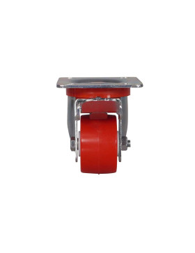 Ruota BASSO DIAMETRO 60 MM FORTE CARICO 120 KG A FRENO NYLON POLIURETANO