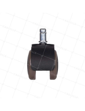 Ruota SEDILE DA UFFICIO DIAMETRO 50 MM NON MACCHIOSO CON ASTA LISCIA DI 11 MM CARICO 50 KG - S49C50 TL11