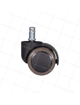 Ruota SEDILE DA UFFICIO DIAMETRO 50 MM NON MACCHIOSO CON ASTA LISCIA DI 11 MM CARICO 50 KG - S49C50 TL11