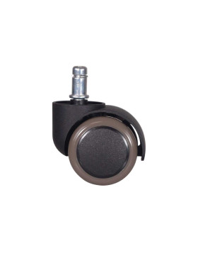 Ruota SEDILE DA UFFICIO DIAMETRO 50 MM NON MACCHIOSO CON ASTA LISCIA DI 11 MM CARICO 50 KG - S49C50 TL11
