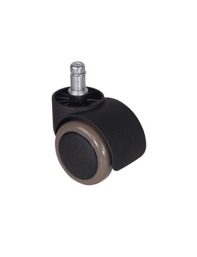 Ruota SEDILE DA UFFICIO DIAMETRO 50 MM NON MACCHIOSO CON ASTA LISCIA DI 11 MM CARICO 50 KG - S49C50 TL11