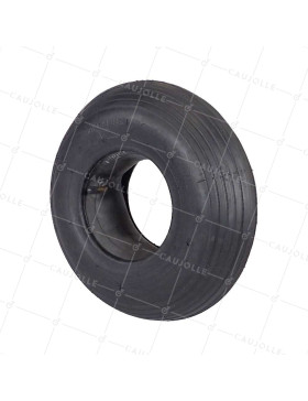 INSIEME PNEUMATICO VELOCE 4.00-6 + CAMERA D'ARIA DIAMETRO 340MM 4 STRATI - PN+CH 4.00-6 4PR LINEA • Caujolle