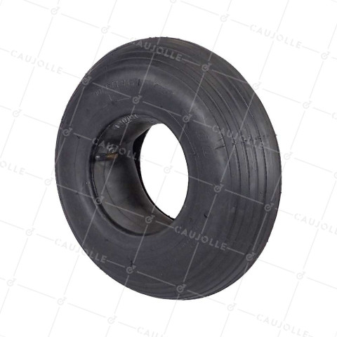 INSIEME PNEUMATICO VELOCE 4.00-6 + CAMERA D'ARIA DIAMETRO 340MM 4 STRATI - PN+CH 4.00-6 4PR LINEA • Caujolle