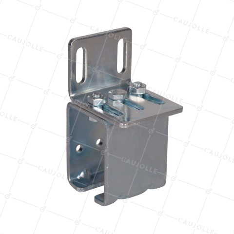 FISSAGGIO MURALE PER RAIL PER PORTA SCORREVOLE DA GARAGE 650 KG - MEZZO FIX 4.4.4 • Caujolle