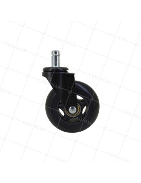 Ruota PER SEDIA DA GIOCO A Asta liscia DIAMETRO 75 MM CARICO 40 KG - S49 PU 75 TL11