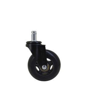 Ruota PER SEDIA DA GIOCO A Asta liscia DIAMETRO 75 MM CARICO 40 KG - S49 PU 75 TL11