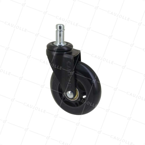 Ruota PER SEDIA DA GIOCO A Asta liscia DIAMETRO 75 MM CARICO 40 KG - S49 PU 75 TL11 • Caujolle