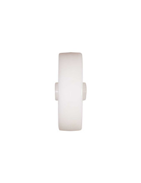 Ruota IN NYLON DIAMETRO 100 MM CARICO 175 KG PER ASSE DI 12 MM SENZA Cuscinetto - S2450 100/30 LM40 L12 AF