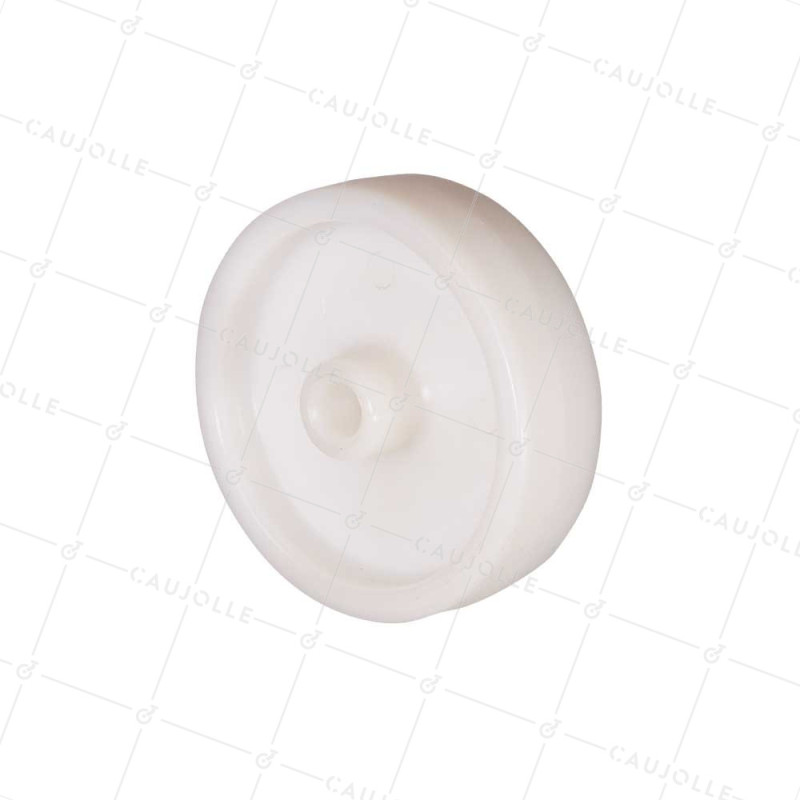 Ruota IN NYLON DIAMETRO 100 MM CARICO 175 KG PER ASSE DI 12 MM SENZA Cuscinetto - S2450 100/30 LM40 L12 AF