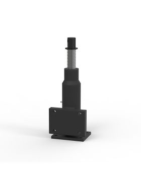 BEQUILLE DI SOLLEVAMENTO SENZA Ruota A Piastra 75 MM DI ESCURSIONE CARICO 1000 KG