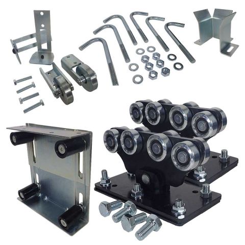 KIT COMPLETO SENZA RAIL PER CANCELLO AUTOPORTANTE TAGLIA MEDIA • Caujolle