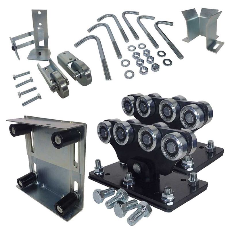 KIT COMPLETO SENZA RAIL PER CANCELLO AUTOPORTANTE TAGLIA MEDIA