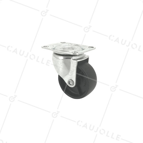 Ruota PIVOTANTE IN POLIPROPILENE ECO DIAMETRO 50MM CARICO 28KG -S11PP 50 • Caujolle