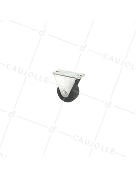 Ruota FISSA IN POLIPROPILENE ECO DIAMETRO 25MM CARICO 10KG - S17PP 25 • Caujolle