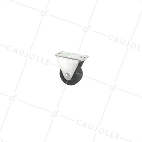 Ruota FISSA IN POLIPROPILENE ECO DIAMETRO 25MM CARICO 10KG - S17PP 25 • Caujolle