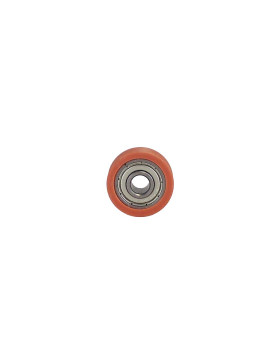 Ruota DI BAIE VETRATA DIAMETRO 22 MM CARICO 20 CHILI Gola V ALESATURA 6 MM
