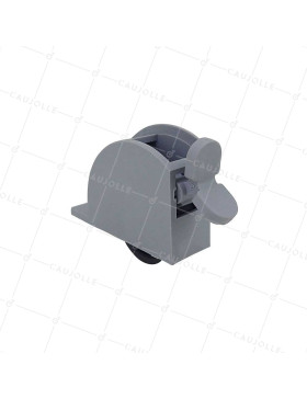 Ruota A FRENO NEMO MONODIREZIONALE PER LETTO LATO DESTRO DIAMETRO 40 MM CARICO 50 KG - NEMO AF DX • Caujolle