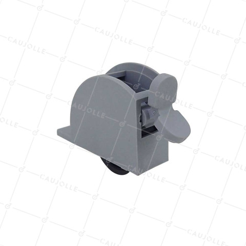 Ruota A FRENO NEMO MONODIREZIONALE PER LETTO LATO DESTRO DIAMETRO 40 MM CARICO 50 KG - NEMO AF DX • Caujolle