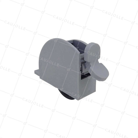 Ruota A FRENO PER LETTO LATO SINISTRO DIAMETRO 40 MM CARICO 50 KG - NEMO AF XS • Caujolle