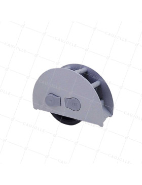Ruota INCASTRO PER PORTA SCORREVOLE IN LEGNO LARGHEZZA 30 MM CARICO 80 KG - NAPO 30 • Caujolle