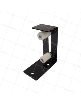 GUIDA CON 2 OLIVE PER PORTA SCORREVOLE DI SPESSORE DA 0 MM A 110 MM - GUIDA 2 XXL • Caujolle