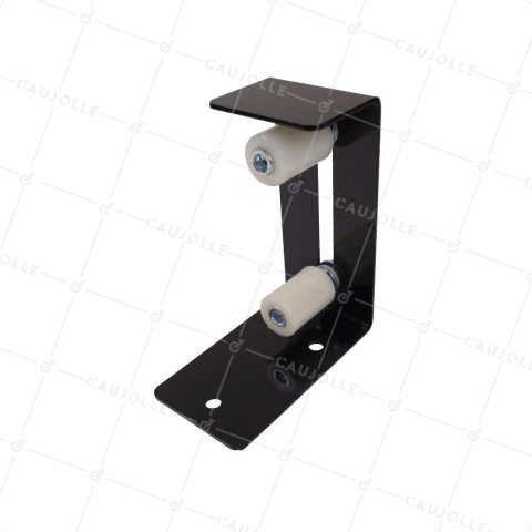 GUIDA CON 2 OLIVE PER PORTA SCORREVOLE DI SPESSORE DA 0 MM A 110 MM - GUIDA 2 XXL • Caujolle