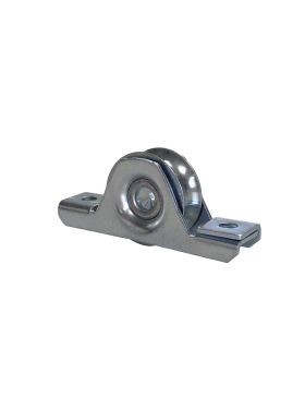 Ruota DI PORTA A INCASSO CON Gola TONDA DIAMETRO 50 MM PER RAILTONDO DI 16 MM CARICO 100 KG - MTSPE GR50 GR 16 • Caujolle